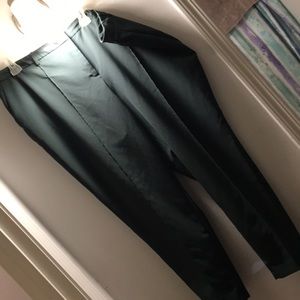 Forest green dress pant.